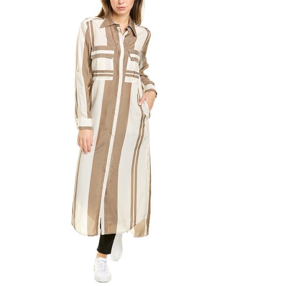 Lorena Antoniazzi Dresses & Skirts - Lorena Antoniazzi Silk-Blend Shirtdress